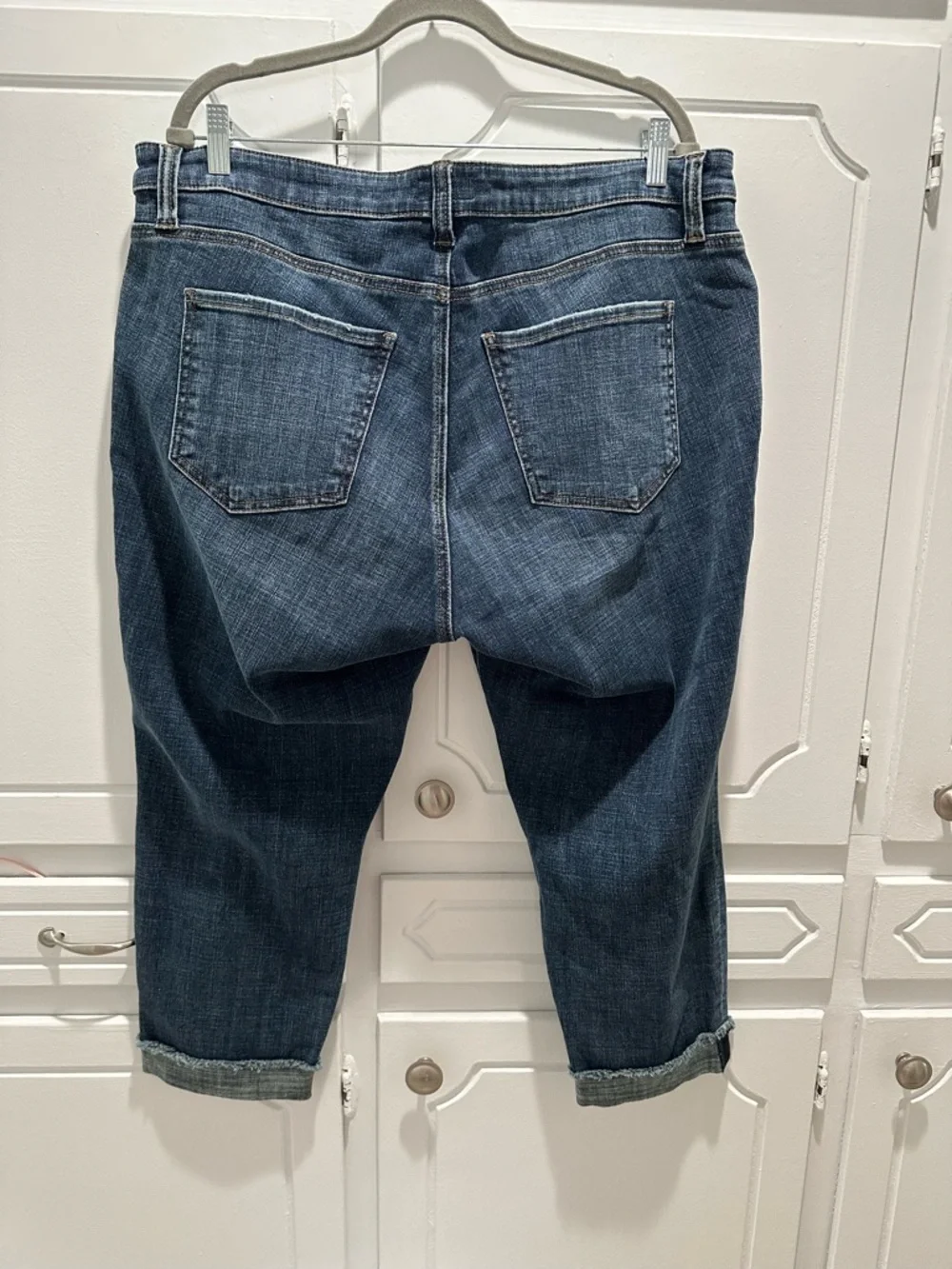 Kut from the Kloth Cropped Dark Blue Skinny Jeans - Picture 2 of 3